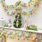 3 Pack Easter Colorful Tinsel Garlands Easter Decorations,Total 45 Ft Easter Eggs Garland Metallic Streamer Hanging Fringe Garland Easter Decorations Home Indoor Outdoor Party,Each 15Ft by 6"